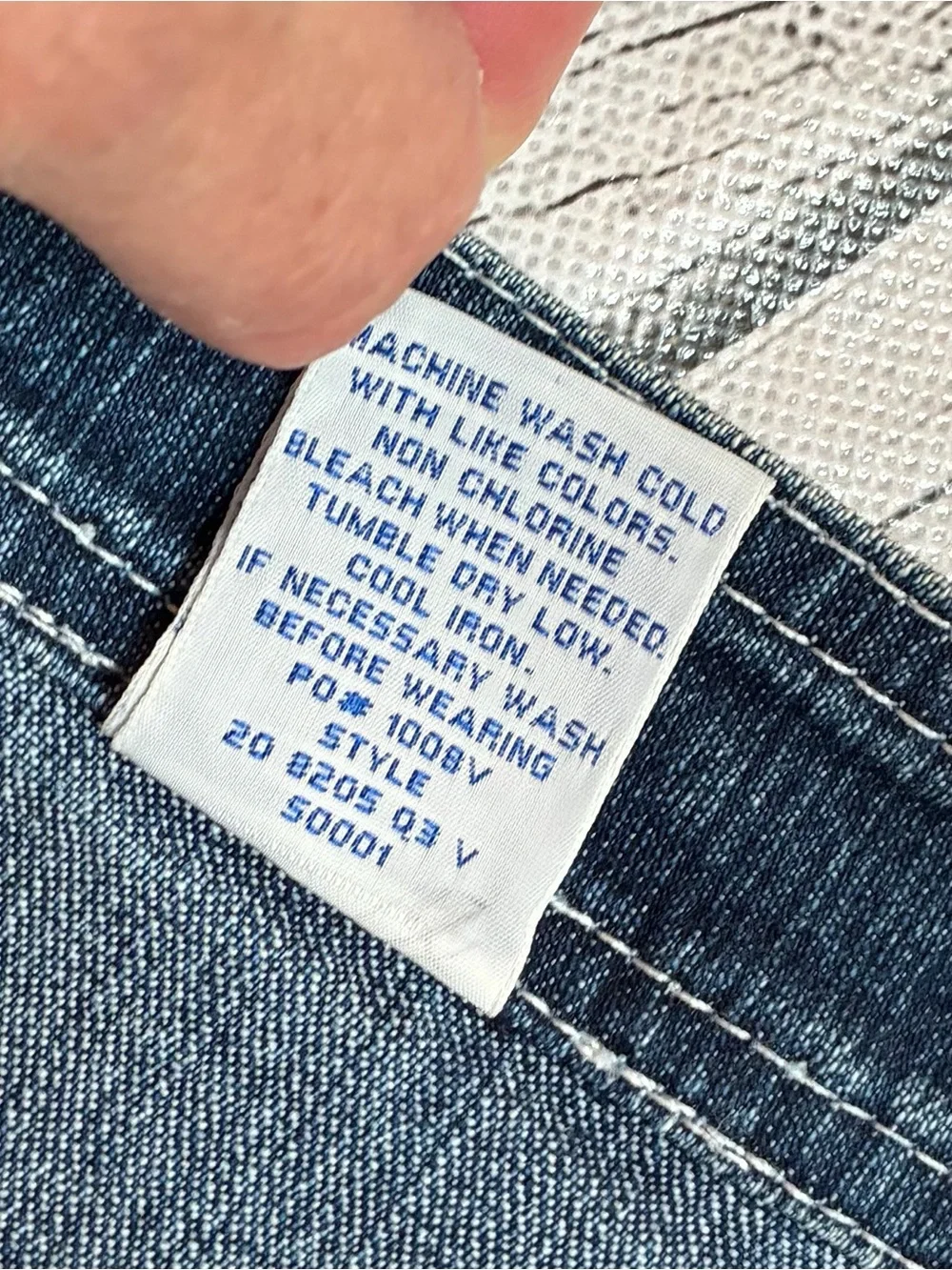 Jordache Vintage Denim Pencil Skirt